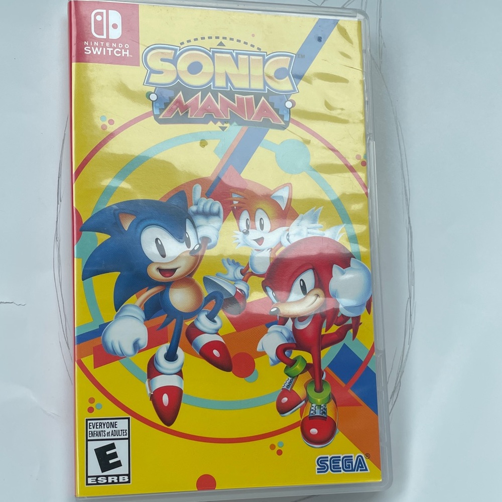 Sonic Mania for Nintendo Switch - Red and Yellow